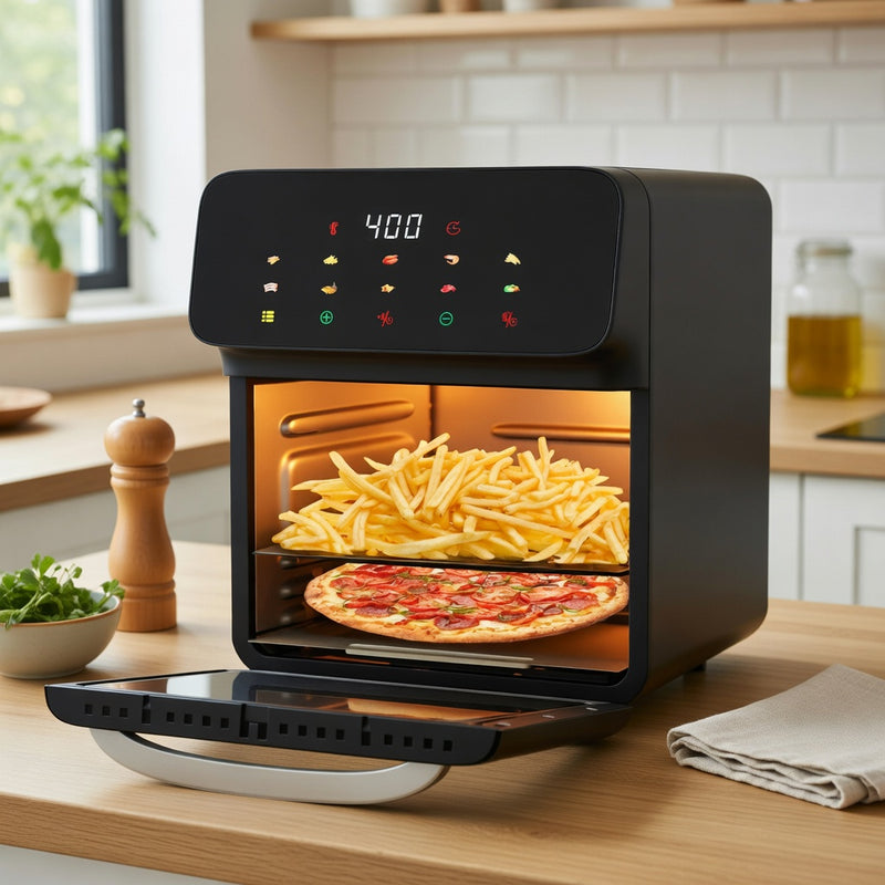 Crispy results, less oil